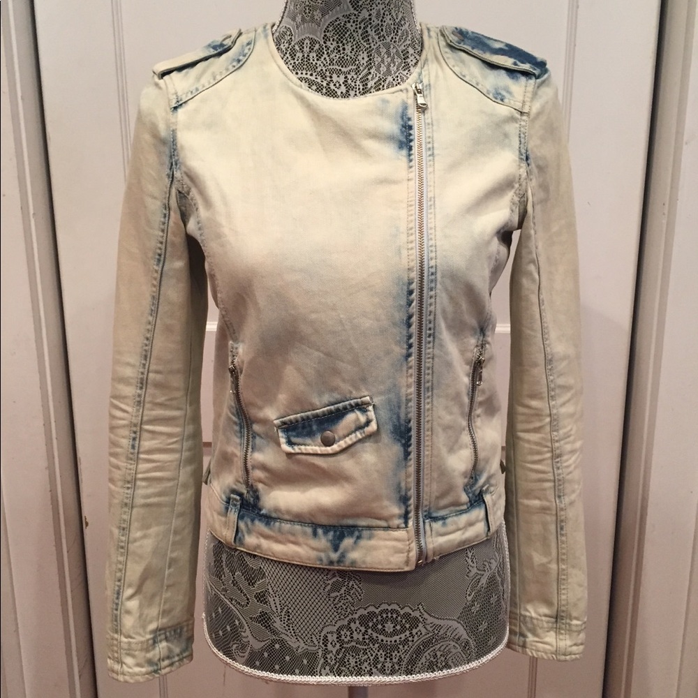 Zara acid wash jacket in excellent condition